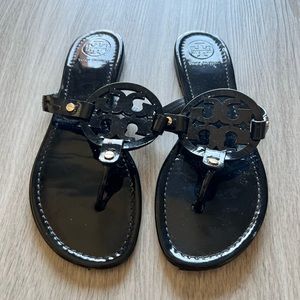 Tory Burch Black Thong Sandal